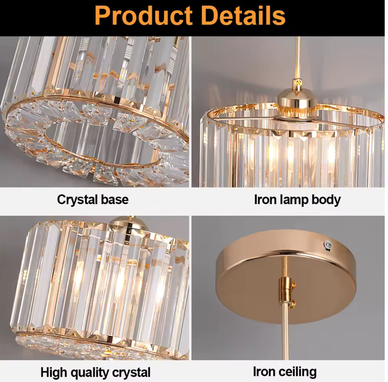 Modern Crystal Pendant Lights