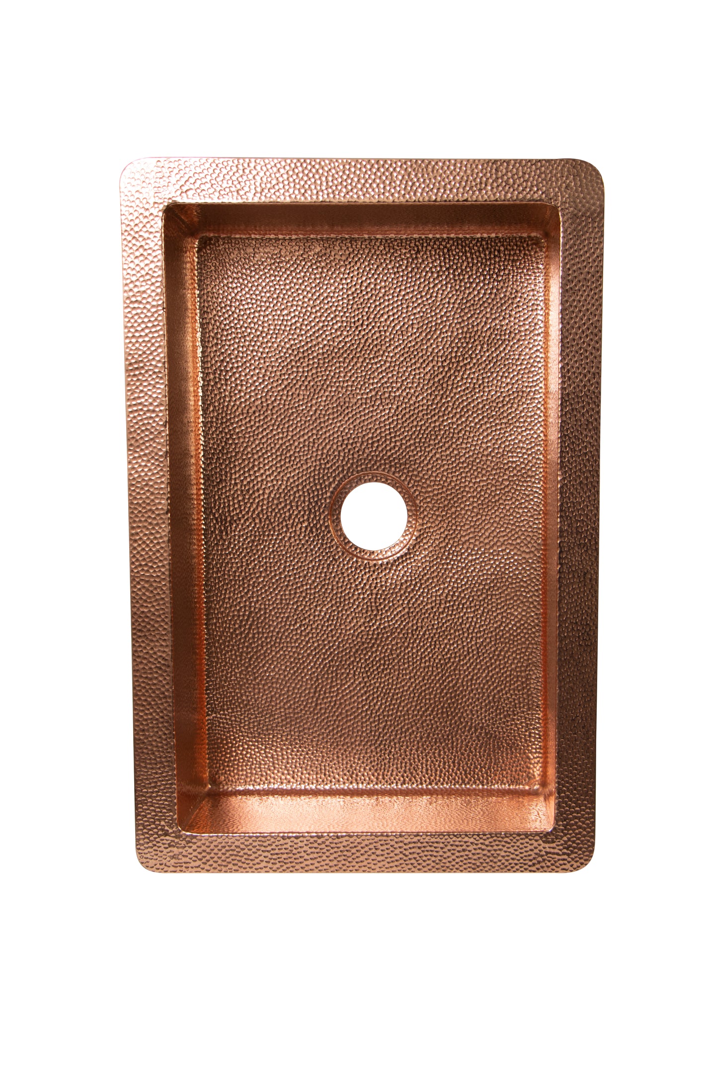 Luxury 33” Copper Drop-In Kitchen Sink